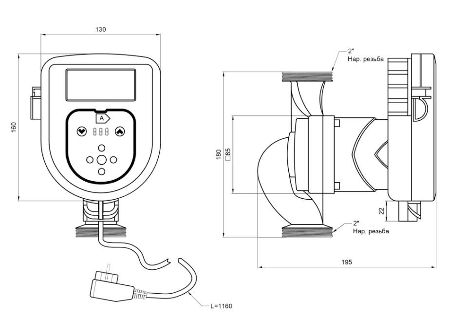 Циркуляционный насос Thermo Alliance LPS-А 32/80/180 энергосберегающий (LPSA3280180) - фото 2 Циркуляционный насос Thermo Alliance LPS-А 32/80/180 энергосберегающий (LPSA3280180) - фото 2
