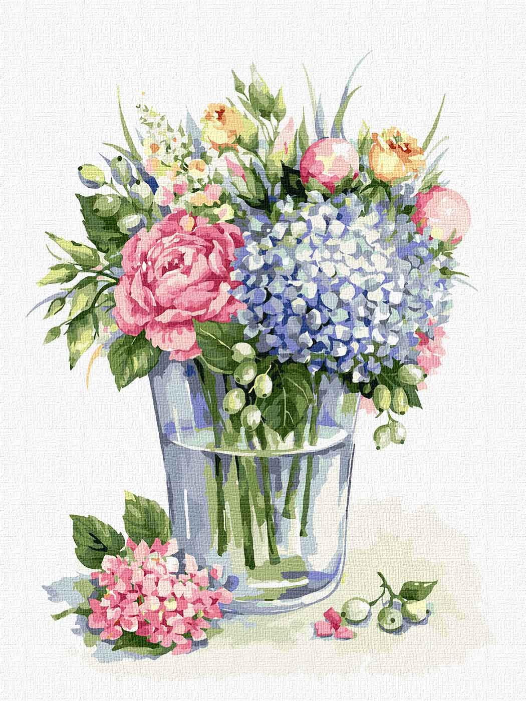 Картина по номерам Идейка Весенняя свежесть 30x40 см (KHO2981)