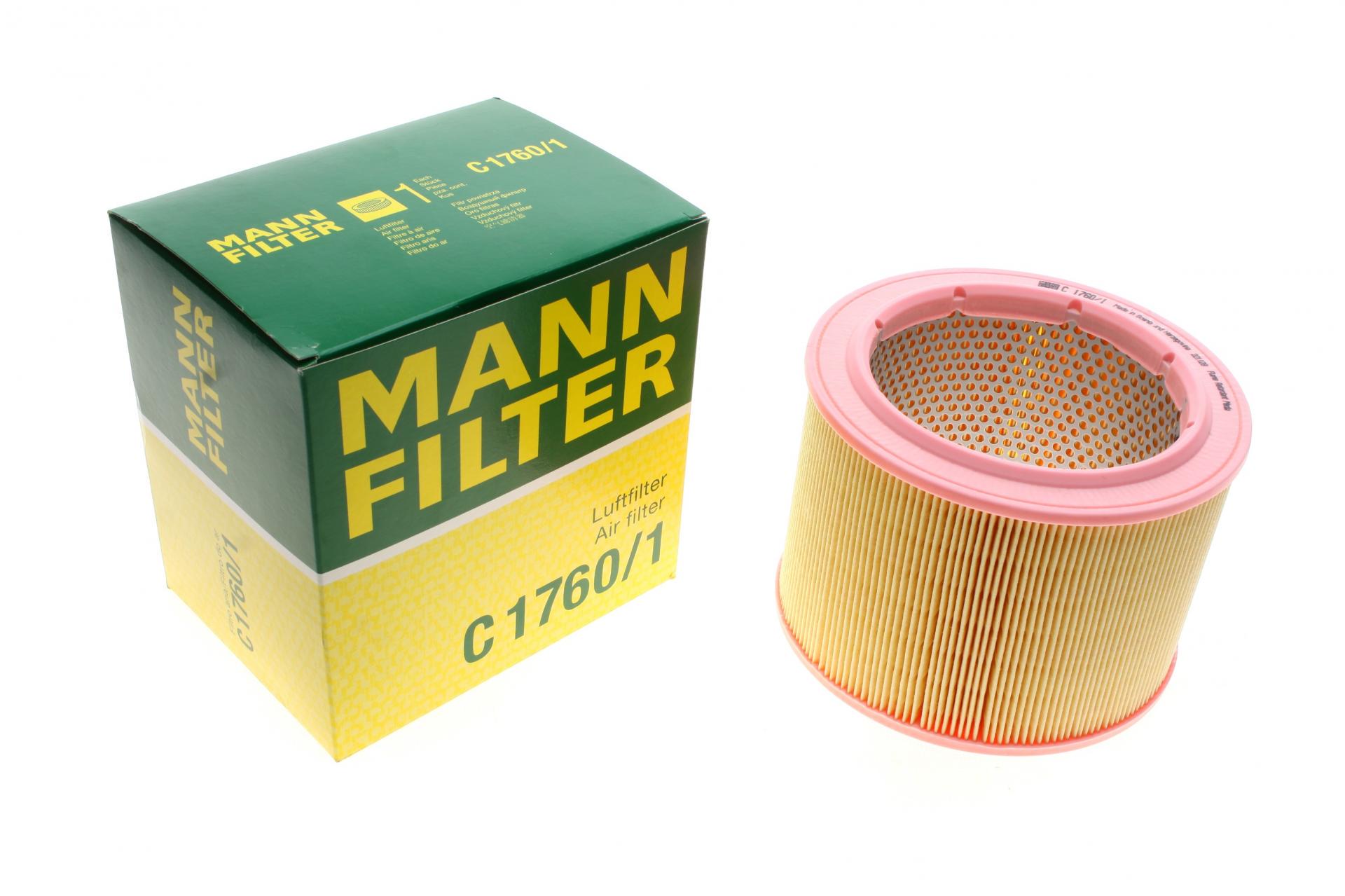 Фильтр воздушный Mann-Filter для Citroen Berlingo/Xsara/Peugeot 306/Partner 1,8D/1,9D 96-02 (C 1760/1) Фильтр воздушный Mann-Filter для Citroen Berlingo/Xsara/Peugeot 306/Partner 1,8D/1,9D 96-02 (C 1760/1)