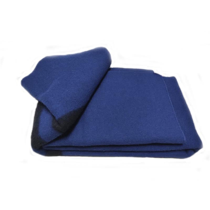 Одеяло Армейское полушерстяное 140х205 см 630 г/м2 Синий (26741426)