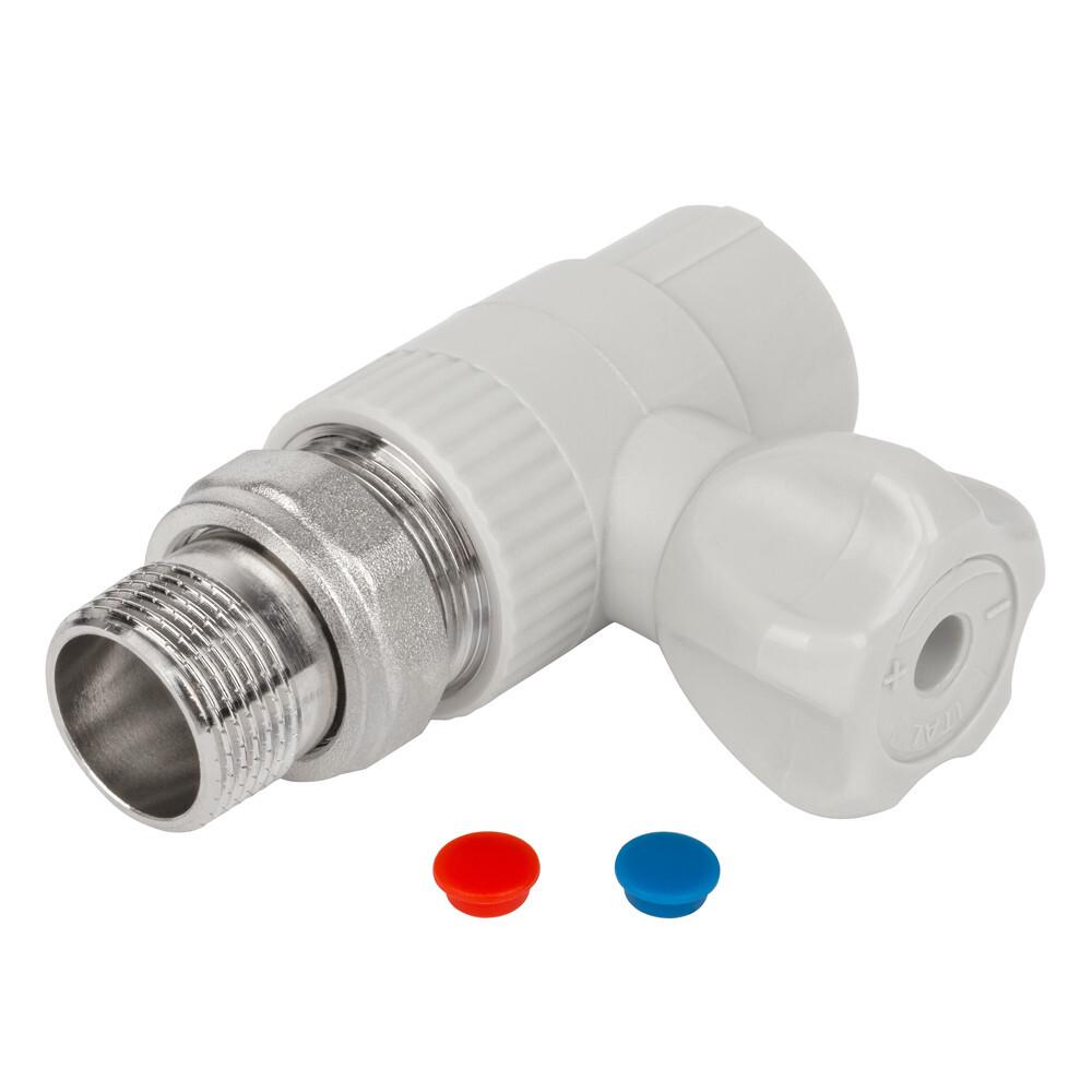 Кран радіаторний прямий ITAL SQ-1045679 PPR 20х1/2" з американкою - фото 3 Кран радіаторний прямий ITAL SQ-1045679 PPR 20х1/2" з американкою - фото 3