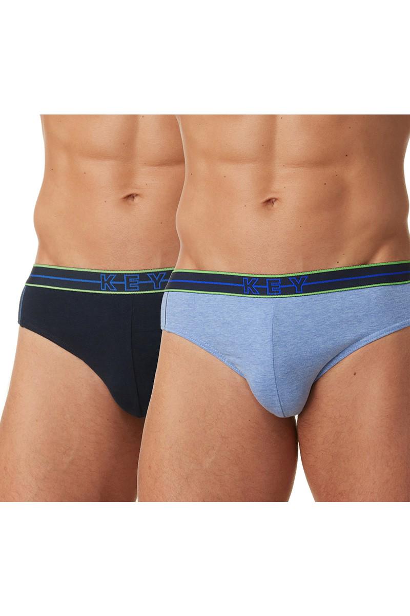 Труси сліп Key р. 54/2XL Синій (75935)