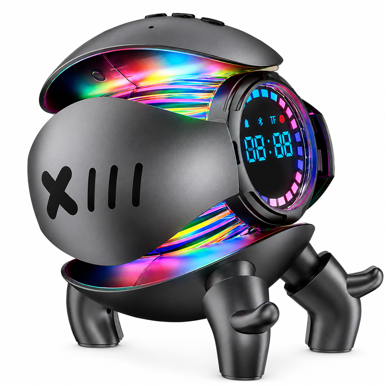 Колонка-Bluetooth DeepSeek с RGB-подсветкой (1016-142-00)