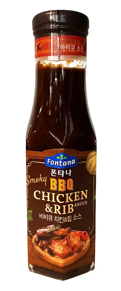 Соус Fontana Smoky BBQ Chicken & Rib для курицы и ребер 285 г