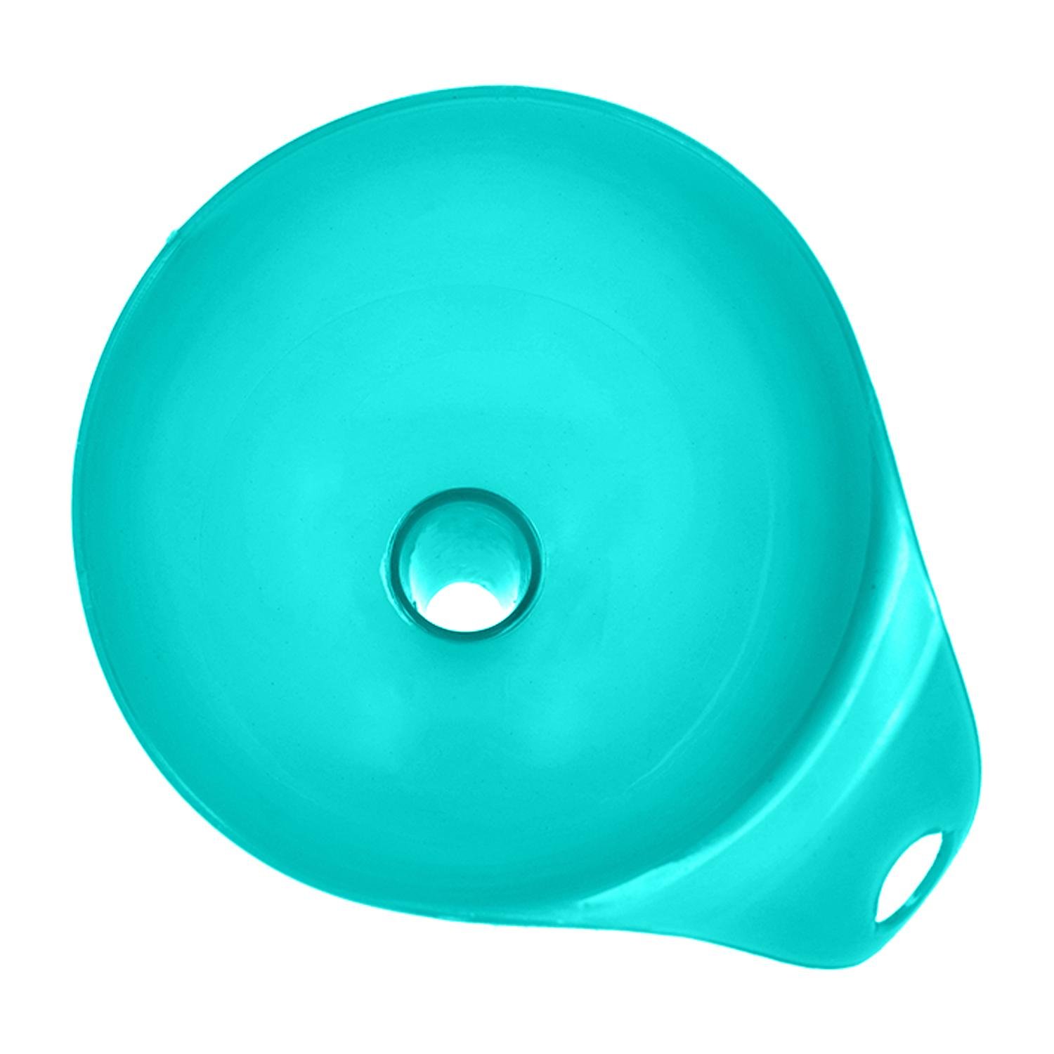 Лійка зливна пластмасова лійка на банку Бірюзовий (86374) - фото 6 Лійка зливна пластмасова лійка на банку Бірюзовий (86374) - фото 6