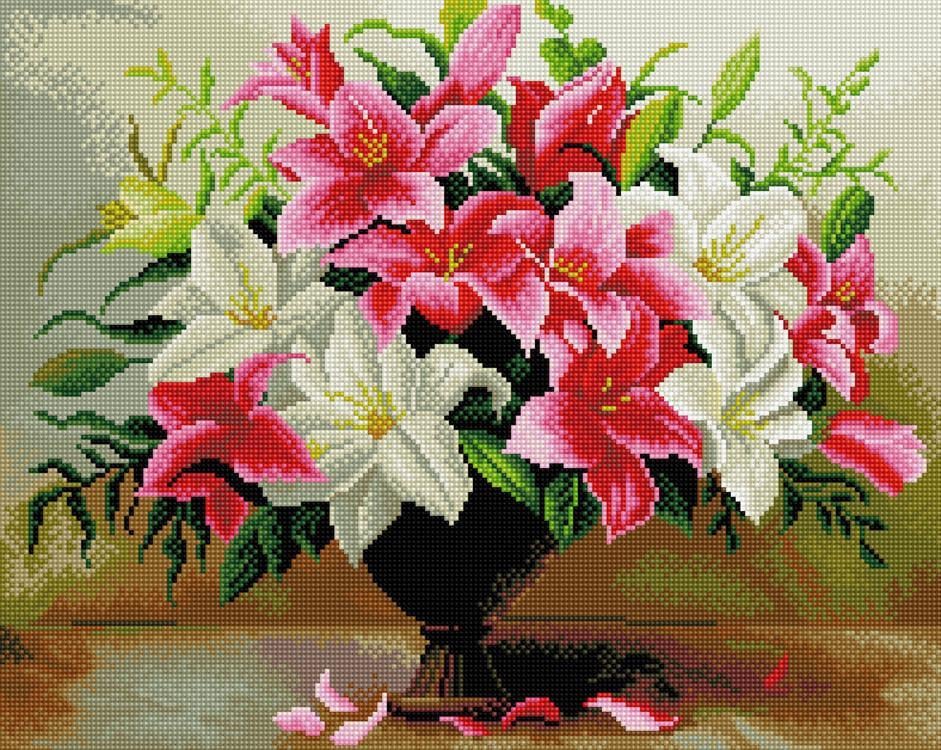 Алмазная мозаика ColorArt Лилии 40х50 см (SP021)