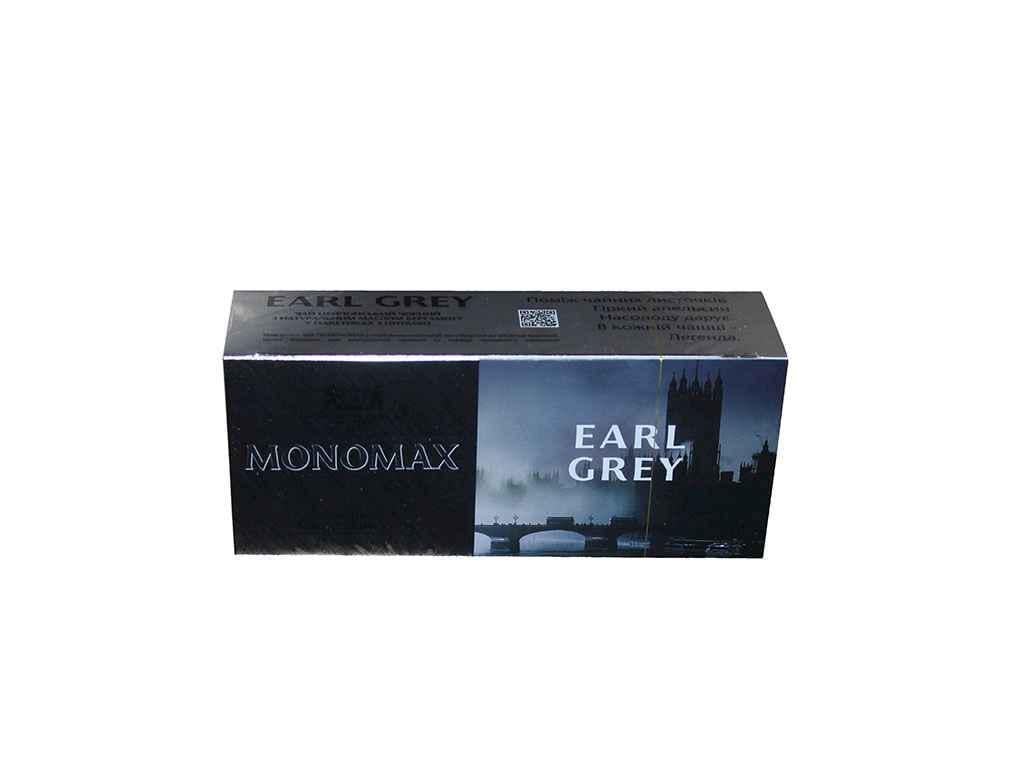 Чай пакетований чорний Мономах Earl Grey 25 пакетиків 2 г (214341)