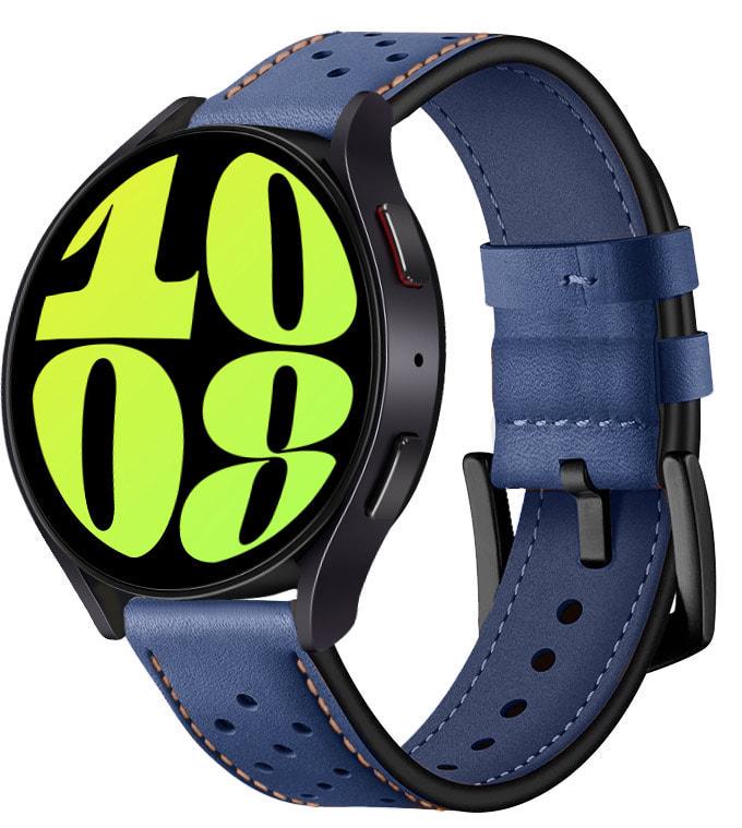 Ремешок кожаный Classico для Galaxy Watch 6 40 мм Blue (37542-28)