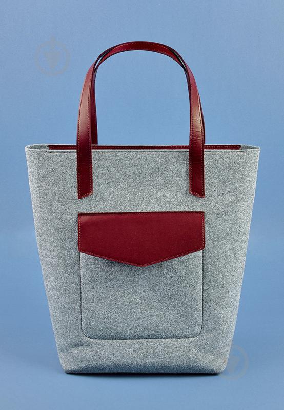 Сумка шопер BlankNote D.D. Сірий (BN-BAG-17-felt-vin)