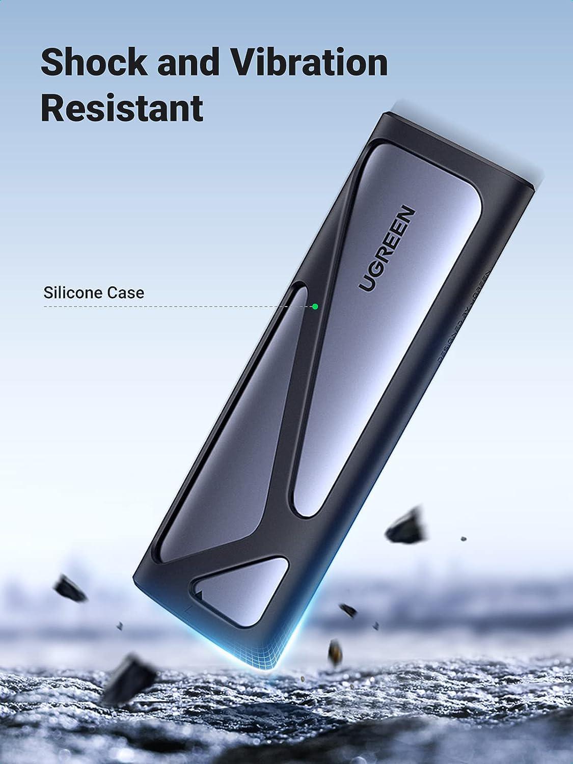 Корпус UGREEN для M.2 NVME та SATA SSD дисків 10 Гбіт/с з кабелями M та B&M 2280/2230/ 2242/2260 для PCI-e та NGFF Сірий (90264) - фото 2 Корпус UGREEN для M.2 NVME та SATA SSD дисків 10 Гбіт/с з кабелями M та B&M 2280/2230/ 2242/2260 для PCI-e та NGFF Сірий (90264) - фото 2