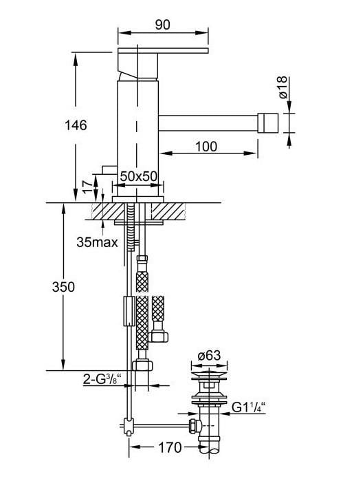 Смеситель для биде Steinberg 160 (160 1300 ) с открыванием стока, Германия, хром - фото 5 Смеситель для биде Steinberg 160 (160 1300 ) с открыванием стока, Германия, хром - фото 5