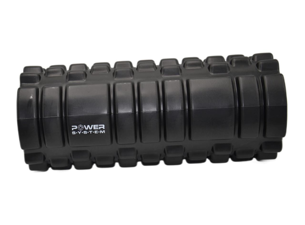 Ролик массажный Power System PS-4050 Fitness Foam Roller 33x15 см Black/Orange - фото 4