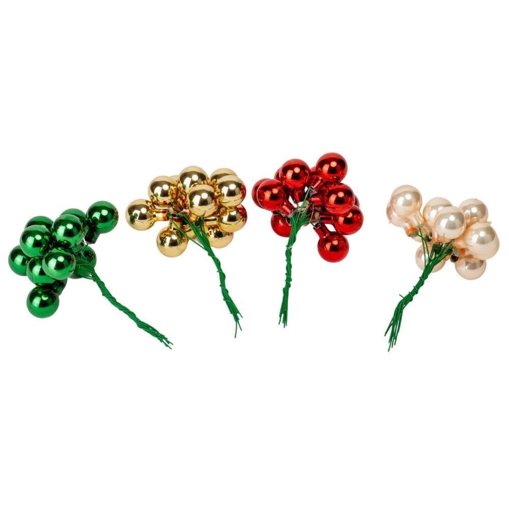 Набір ялинкових кульок Зимові ягідки 2 см х 144 шт. Різнокольоровий (6024-020) - фото 2 Набір ялинкових кульок Зимові ягідки 2 см х 144 шт. Різнокольоровий (6024-020) - фото 2