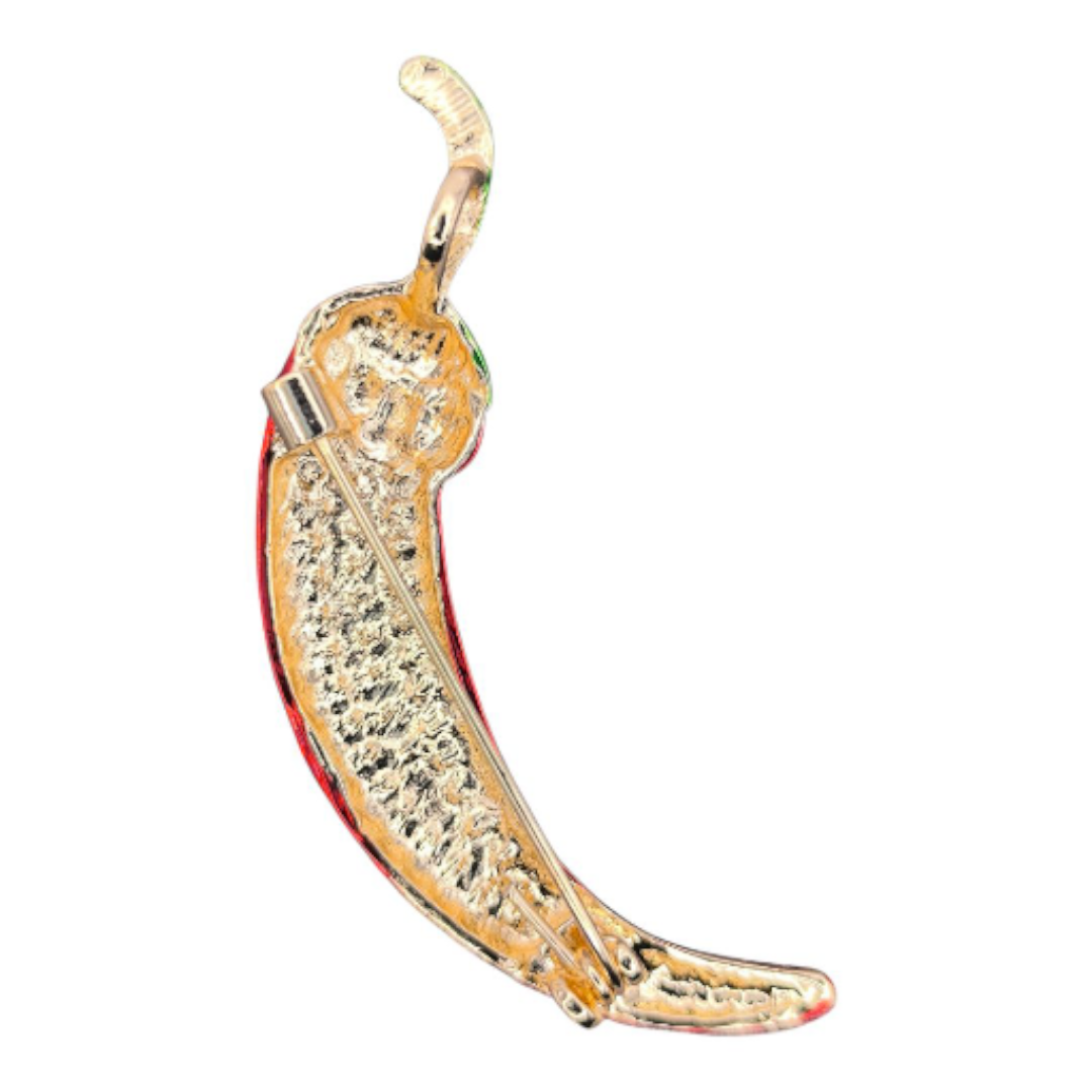 Брошка Перець 55x37 мм (158511305) - фото 2 Брошка Перець 55x37 мм (158511305) - фото 2