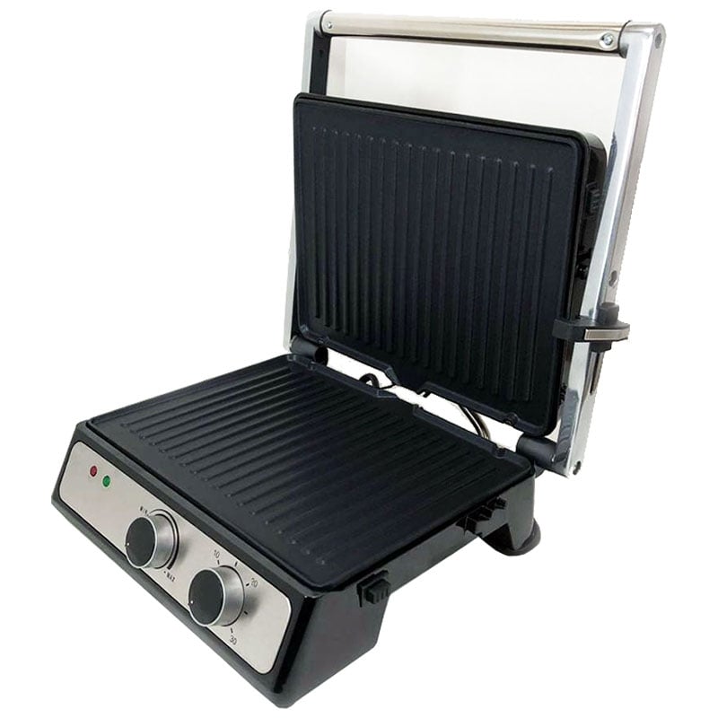 Електрогриль Crownberg CB-1044 притискний електричний 2000 Вт (13465947) Електрогриль Crownberg CB-1044 притискний електричний 2000 Вт (13465947)