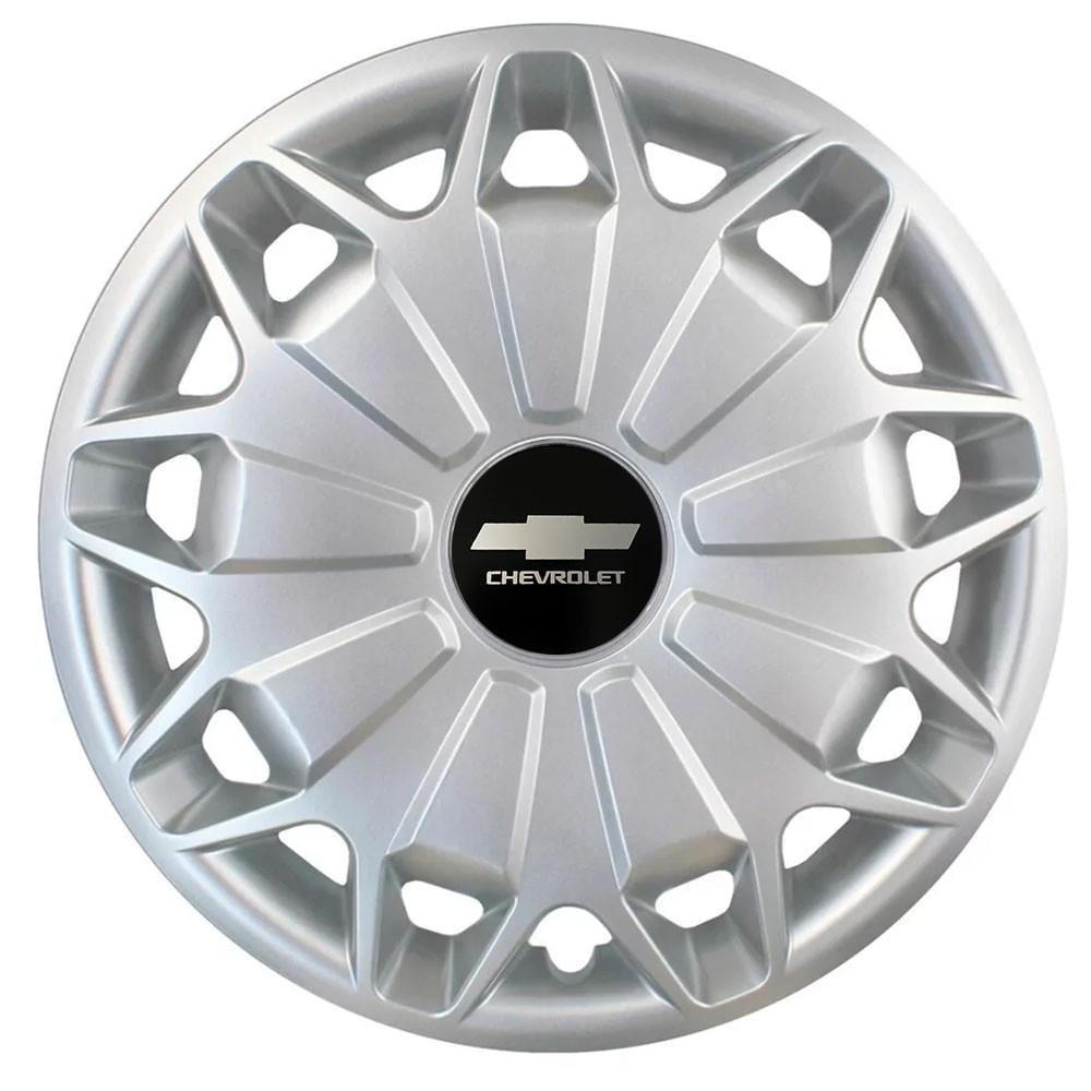 Колпаки SJS с логотипом Chevrolet 419 R16 4 шт. Серебряный (31005720)
