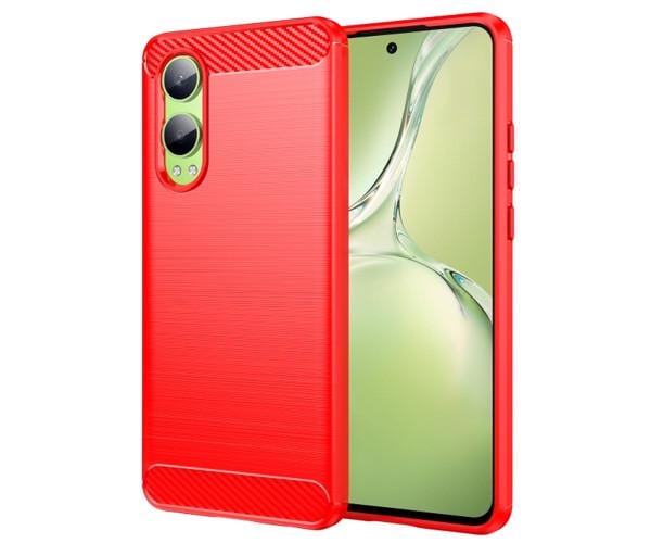 Чохол - накладка Polished Carbon для OnePlus Nord CE4 Lite Червоний