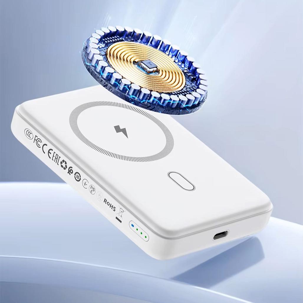 Внешний аккумулятор WiWU Wi-P043 10000 mAh White - фото 6 Внешний аккумулятор WiWU Wi-P043 10000 mAh White - фото 6