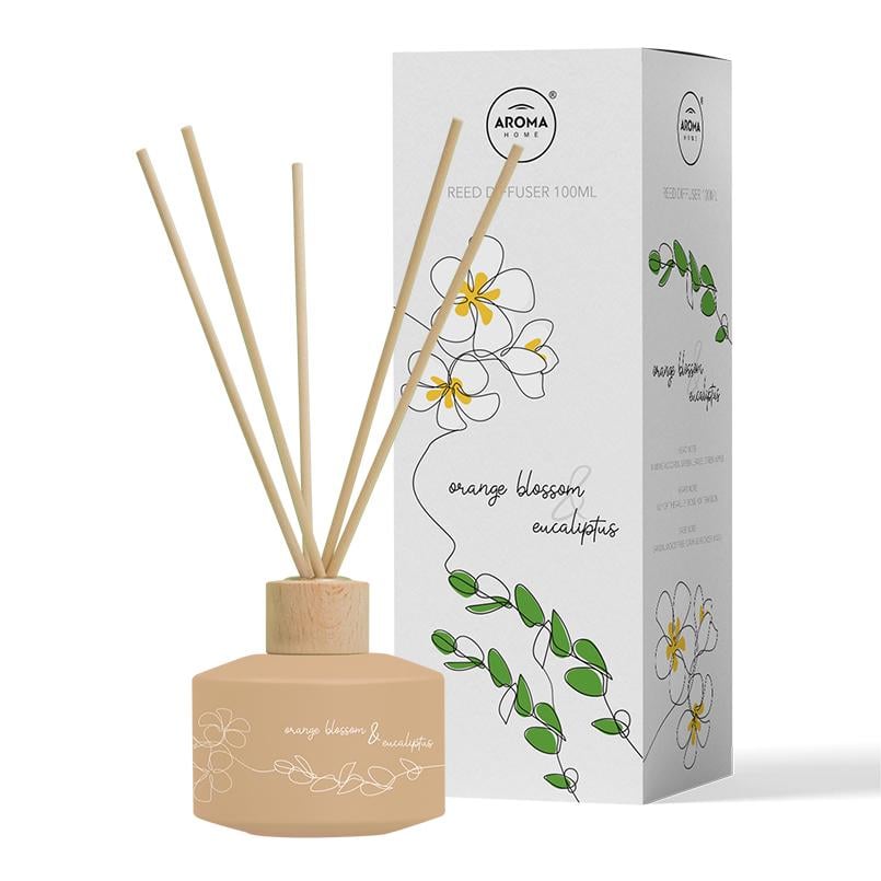 Ароматичні палички Aroma Home Sticks One Line Combo Orange Blossom&Eucalyptus 100 мл (10422)