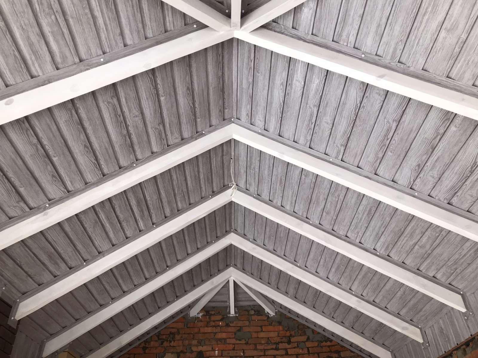 Сайдинг металлический блок-хаус 1-х сторонний 370х1000 мм глянець Белое дерево - фото 2 Сайдинг металлический блок-хаус 1-х сторонний 370х1000 мм глянець Белое дерево - фото 2