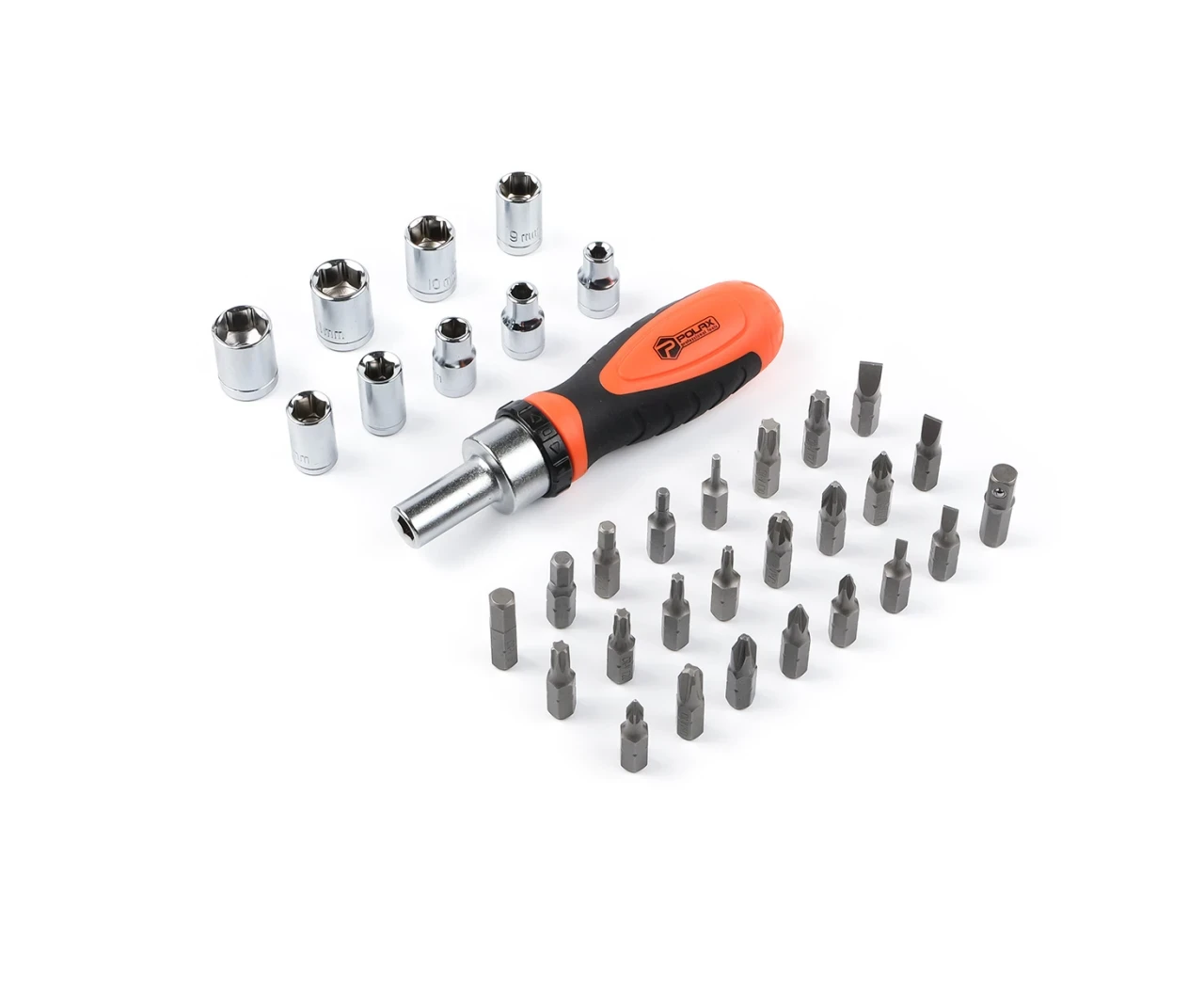 Викрутка з реверсом та змінними насадками 34 шт. (27558195) - фото 4 Викрутка з реверсом та змінними насадками 34 шт. (27558195) - фото 4