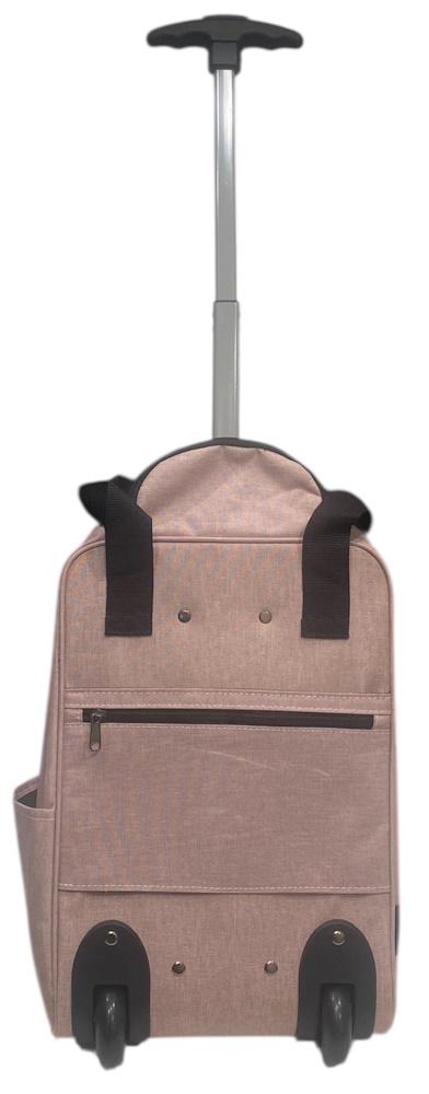 Валіза міні ручна поклажа Bordlite JBTB81 поліестер XS Рожевий - фото 4
