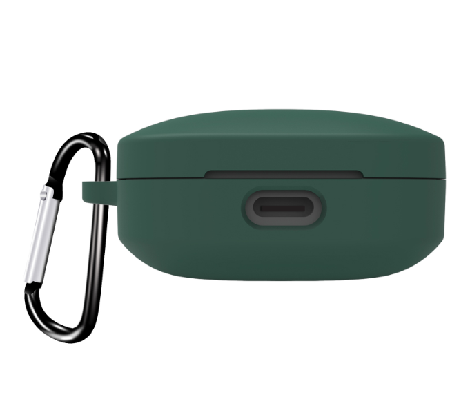 Чехол-накладка DK Silicone Candy Friendly с карабином для Xiaomi Redmi Buds 6 Active Green - фото 1 Чехол-накладка DK Silicone Candy Friendly с карабином для Xiaomi Redmi Buds 6 Active Green - фото 1