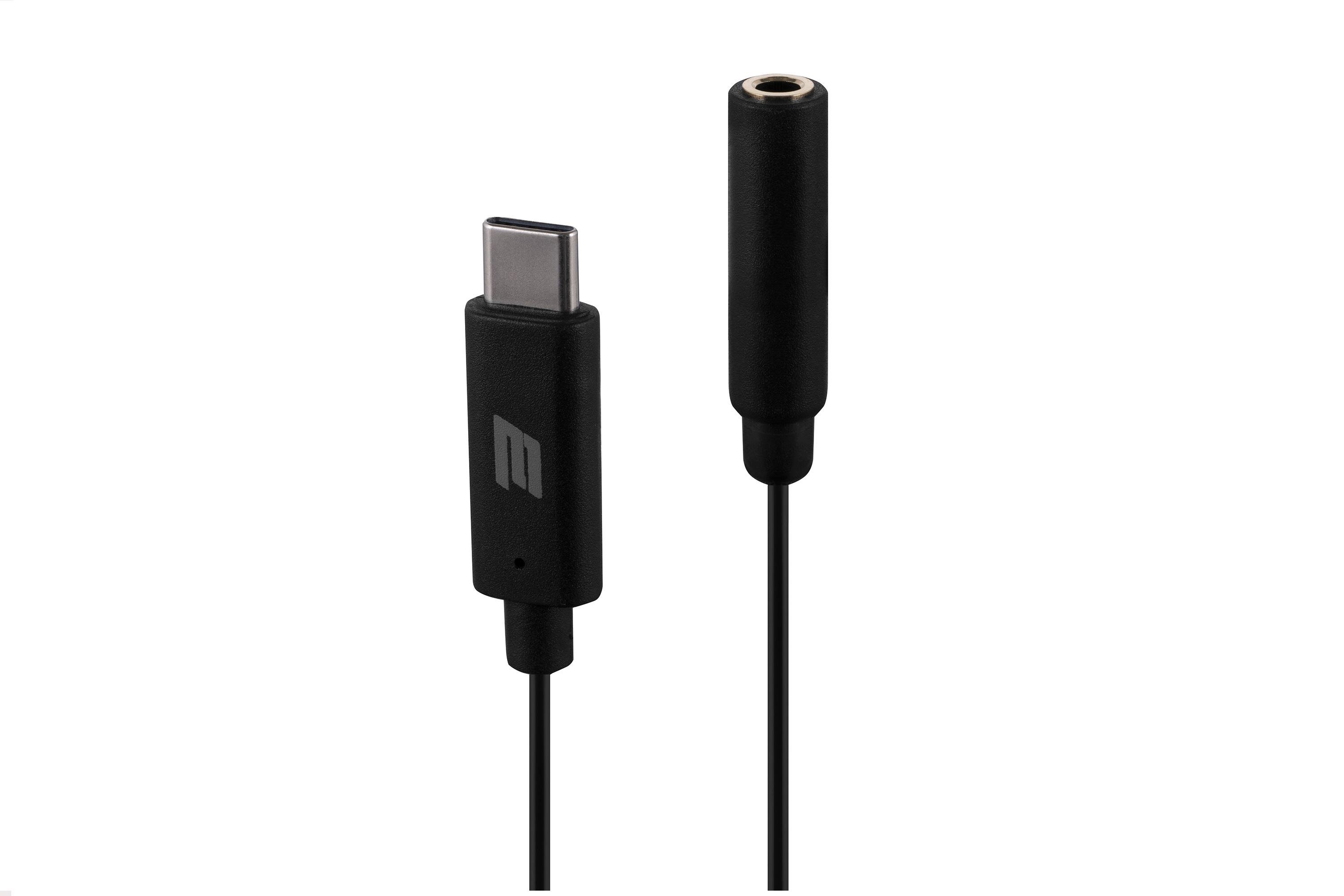Кабель для микрофона 2E MAC010 3,5 мм Type-C Черный (2E-MAC010)