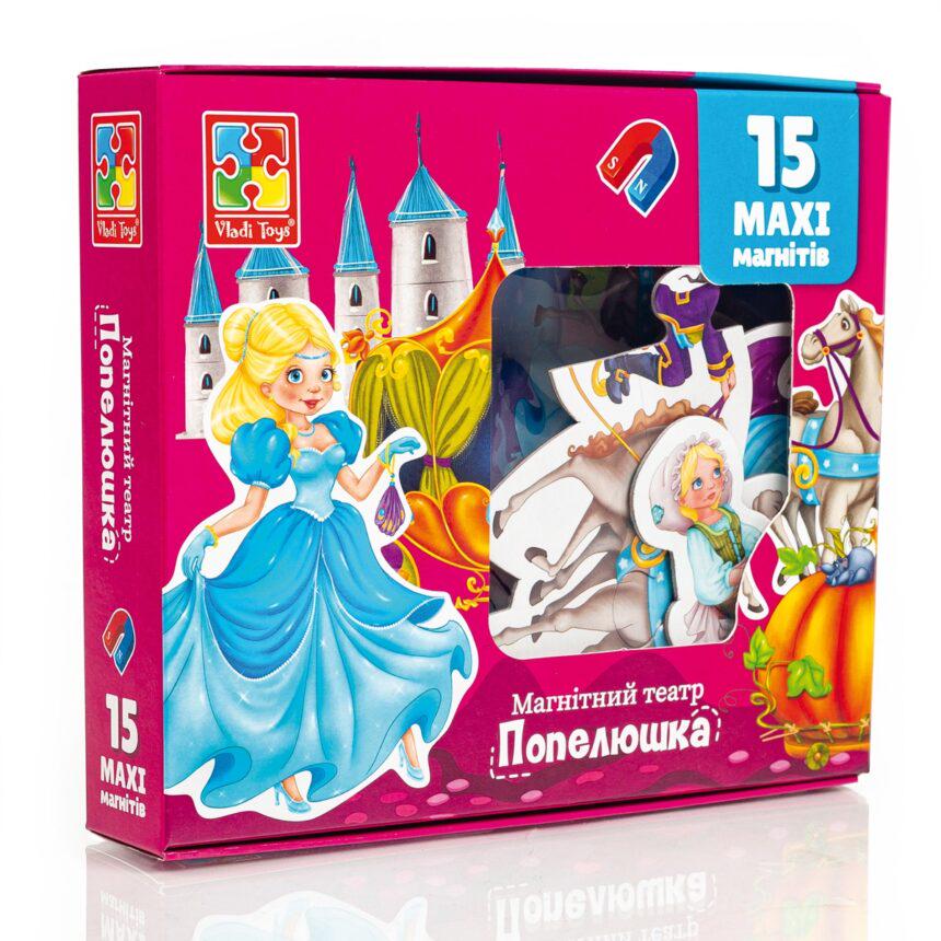 Настільна гра Vladi Toys Магнітний театр Попелюшка VT3206-53 (MTT-158082) Настільна гра Vladi Toys Магнітний театр Попелюшка VT3206-53 (MTT-158082)