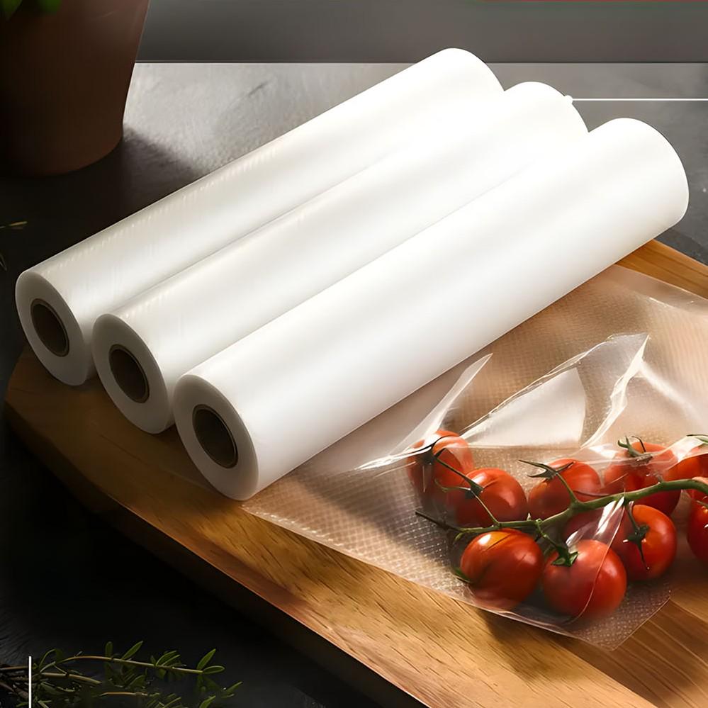 Пакеты для вакууматора рифленые 3 рулона 25х500 см 3 шт. (0067486)