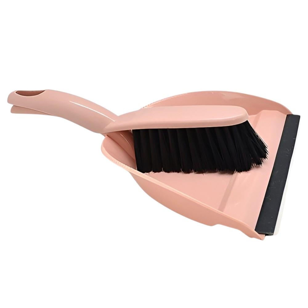 Набір совок із щіткою WW00889-K 29х23 см Пудровий (33148621)