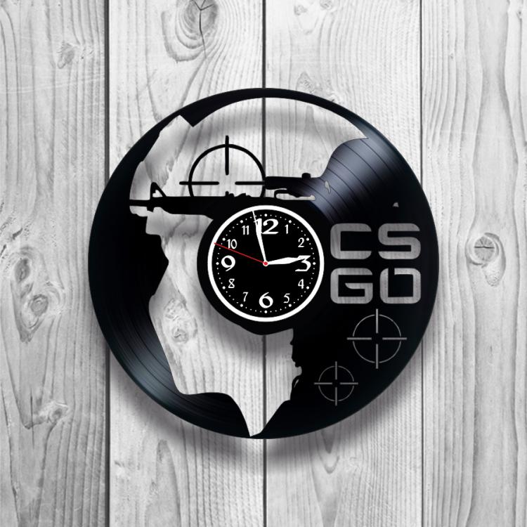 Часы настенные CS: GO 0536 из виниловой пластинки