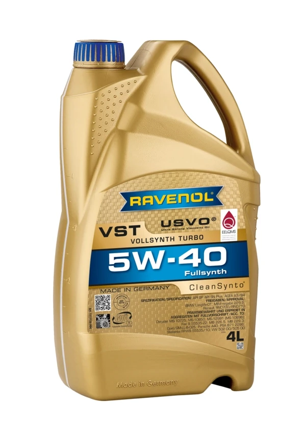 Моторное масло RAVENOL VST 5W-40 синтетика 4 л (1111136-004)