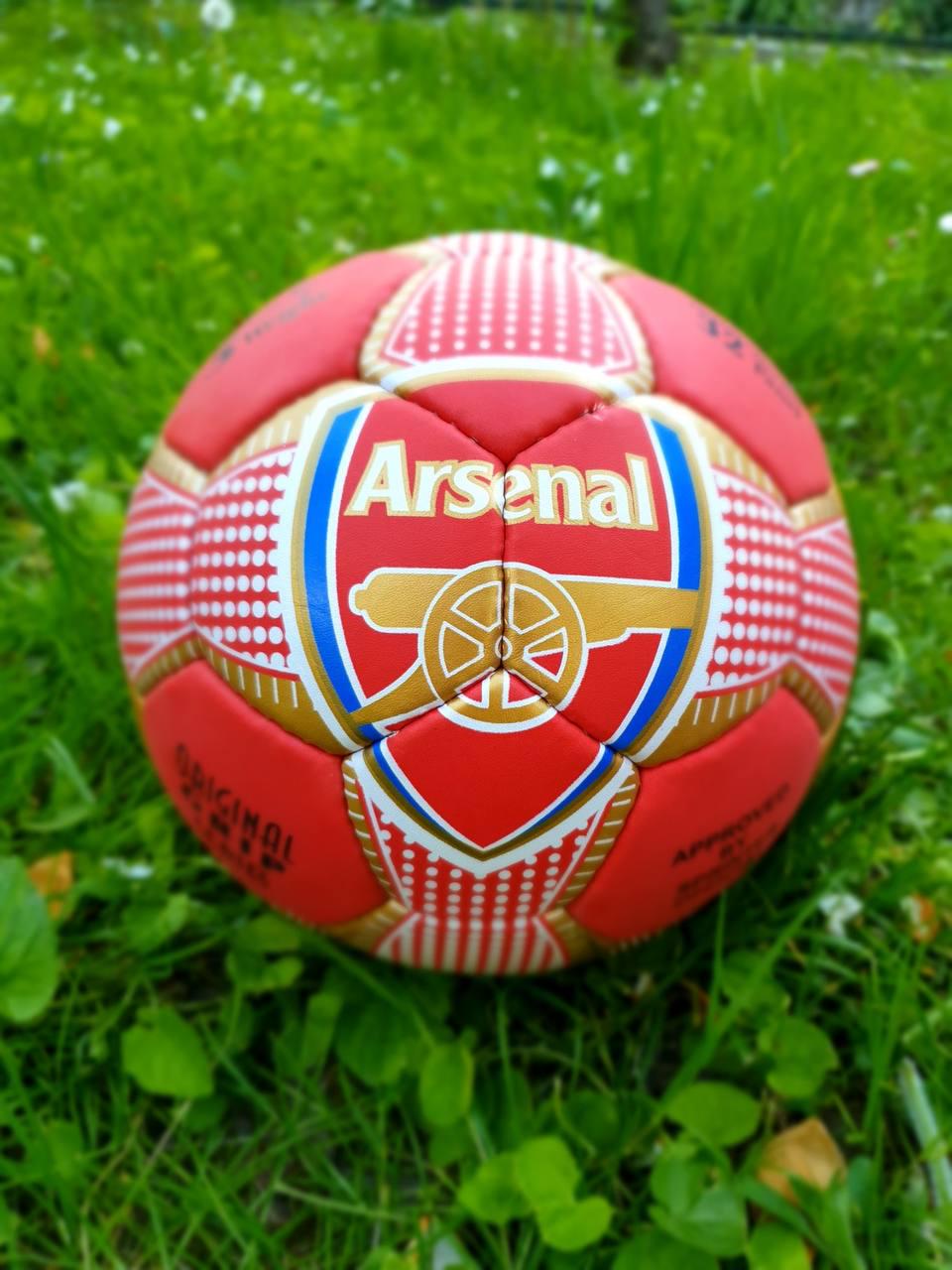 М'яч футбольний №5 Arsenal Червоний (43) - фото 3