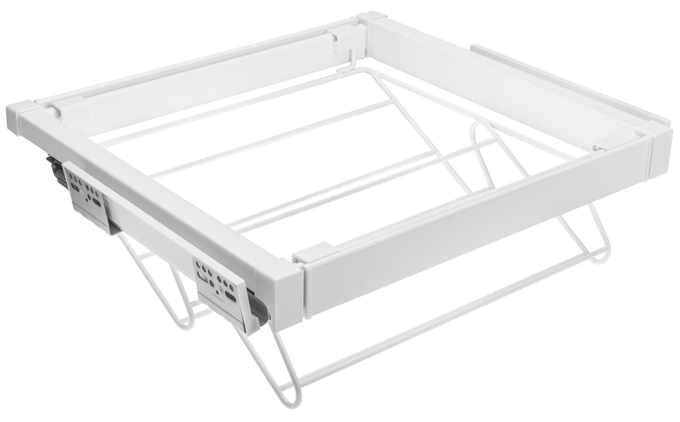 Полка для обуви GTV ELITE 600 мм с дотягом Белый (WG-POBUW60-10)