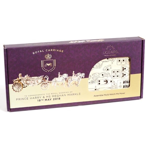 3D пазл механический UGEARS «Королевская карета» - фото 5 3D пазл механический UGEARS «Королевская карета» - фото 5