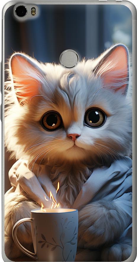 Чехол на Xiaomi Mi Max White cat (5646u-275-42517)