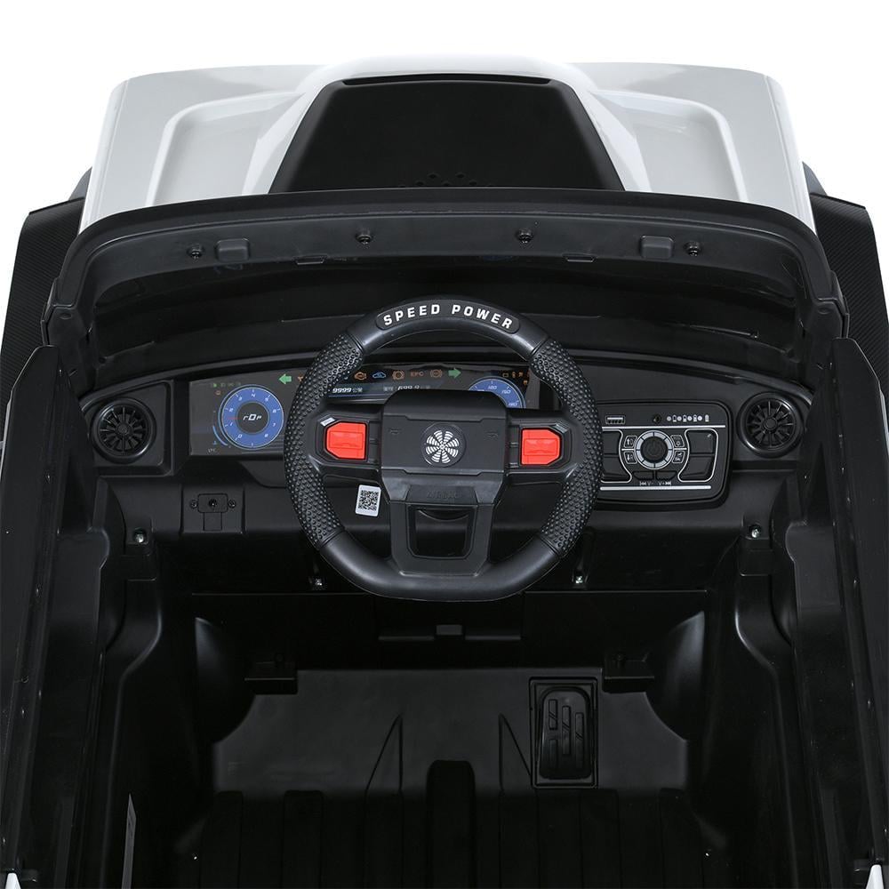 Дитячий електромобіль Bambi джип Mercedes M 5912EBLR Білий - фото 5 Дитячий електромобіль Bambi джип Mercedes M 5912EBLR Білий - фото 5