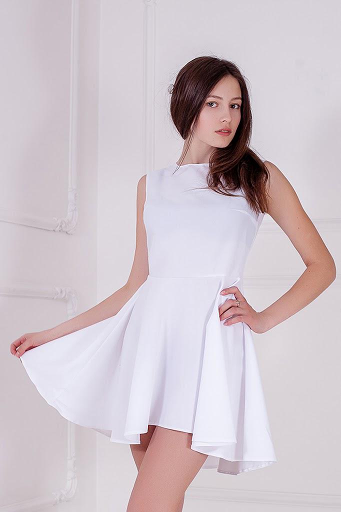 Платье женское Podium Kendis 17944-WHITE XS Белый