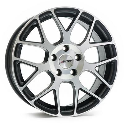 Диски на авто Autec Hexano R18 W8 PCD5x112 ET48 DIA70.1 Matt Black Polished