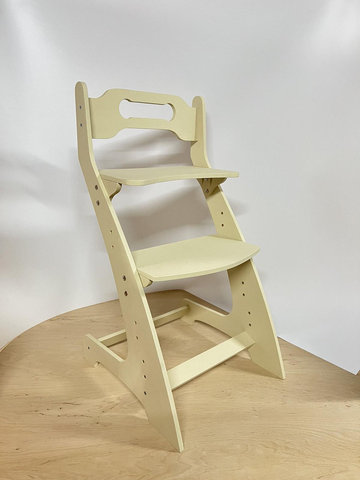 Детский растущий стул Mor&On Бежевый - фото 2
