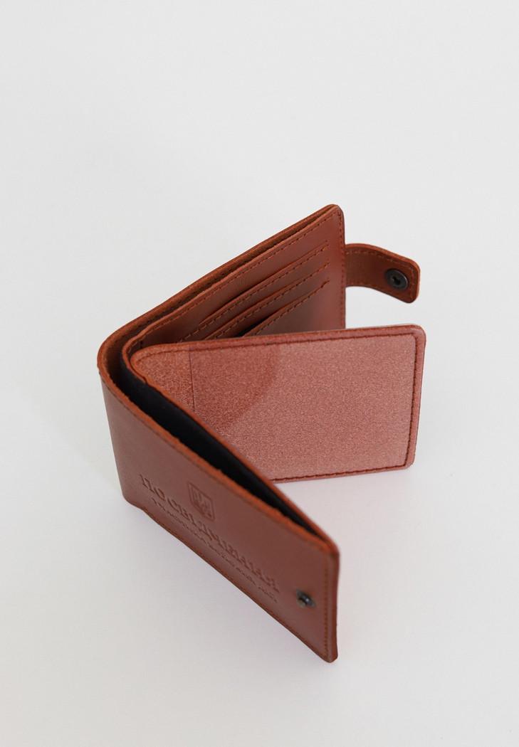 Обложка-портмоне кожаная для удостоверения участника боевых действий УБД Светло-коричневая (A-028256) - фото 5 Обложка-портмоне кожаная для удостоверения участника боевых действий УБД Светло-коричневая (A-028256) - фото 5