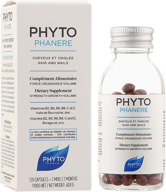 Добавка для волос и ногтей Phyto Phytophanere 120 капсул (1351025746)