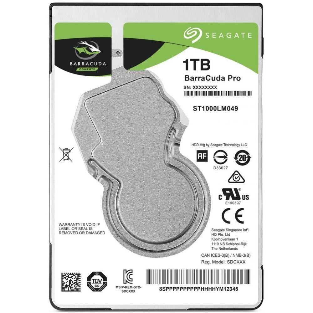 Жесткий диск Seagate Barracuda Pro SATA3 128 MB 7200 rpm 2,5" 1 TB (ST1000LM049)