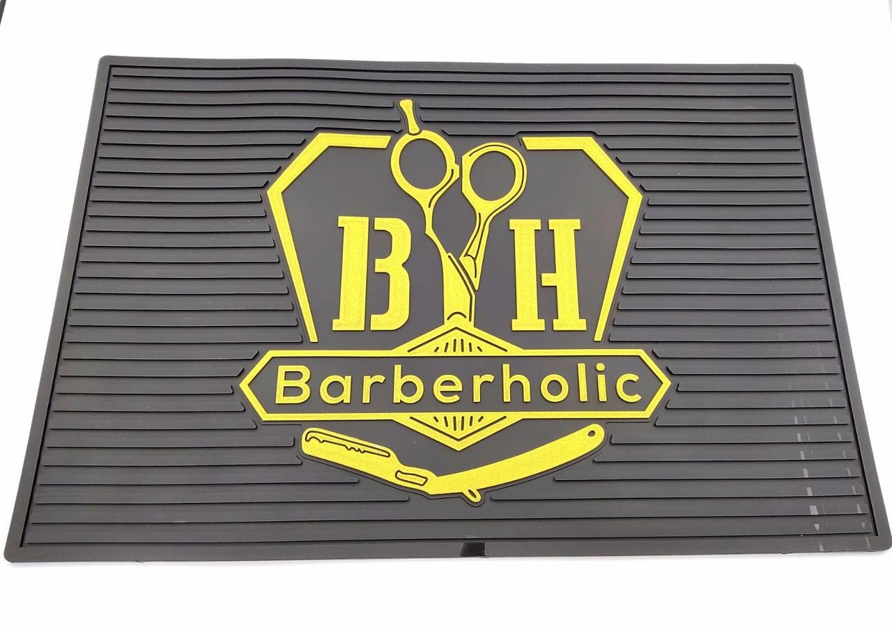 Килимок силіконовий для перукарського інструменту ДенІС professional Barberholic 45х30 см (2087888656)