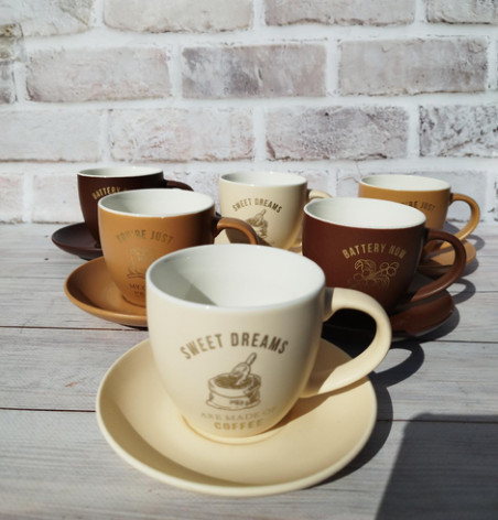 Набор чайный S&T Кофейня 15100 фарфоровая 260 мл 12 пр. (25542156) - фото 4 Набор чайный S&T Кофейня 15100 фарфоровая 260 мл 12 пр. (25542156) - фото 4