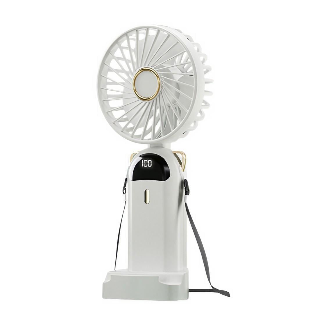 Вентилятор мини-аккумуляторный Handy Mini Fan ручной/нашейный/карманный Белый (VNTLTR-WHT-0856)