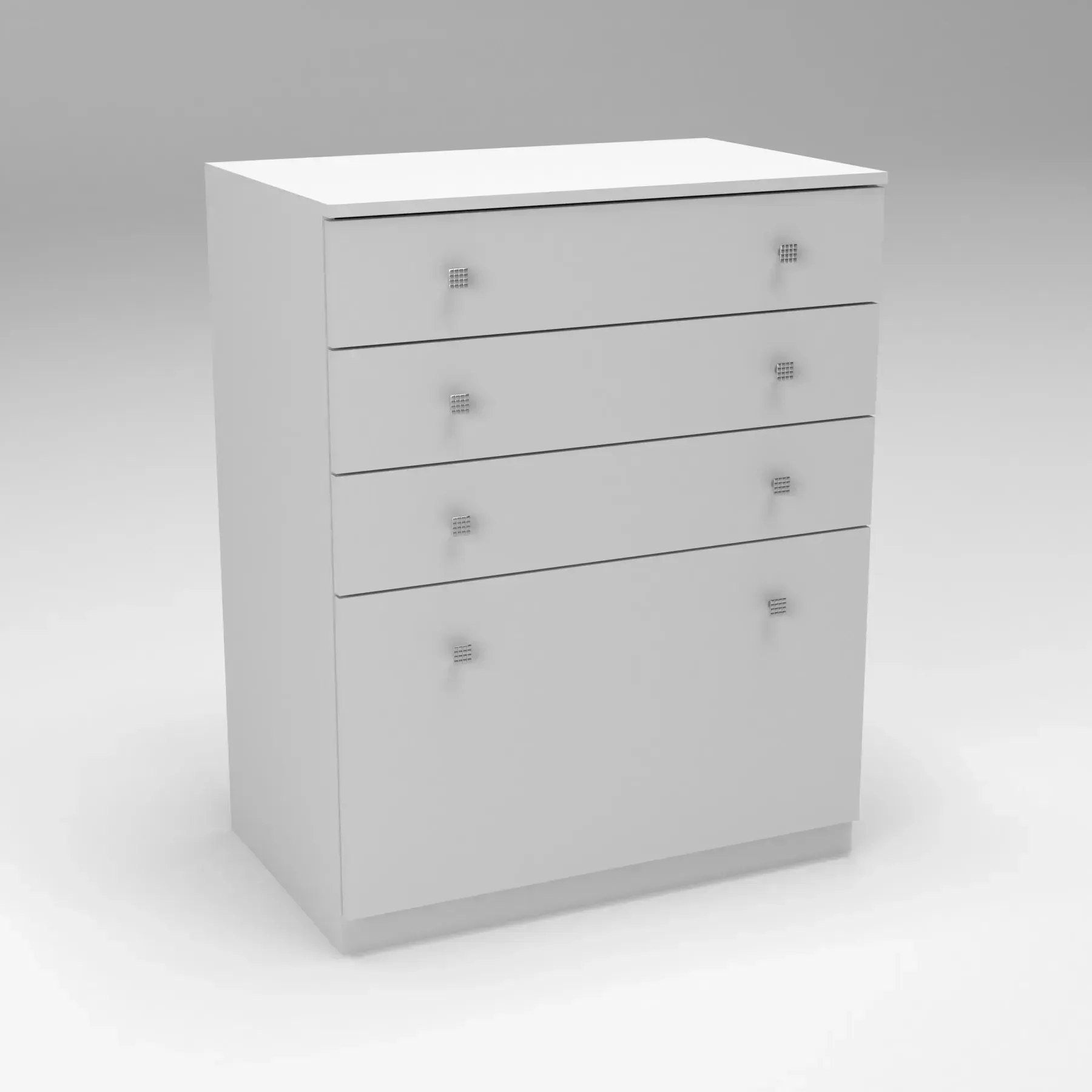 Комод Kontinent Favorit F-1 80х50х100 см Білий (85602385) - фото 2
