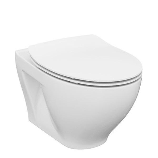 Унитаз подвесной Cersanit A29 MODUO CLEAN ON MODUO SLIM WRAP с крышкой дюропласт (000021903)