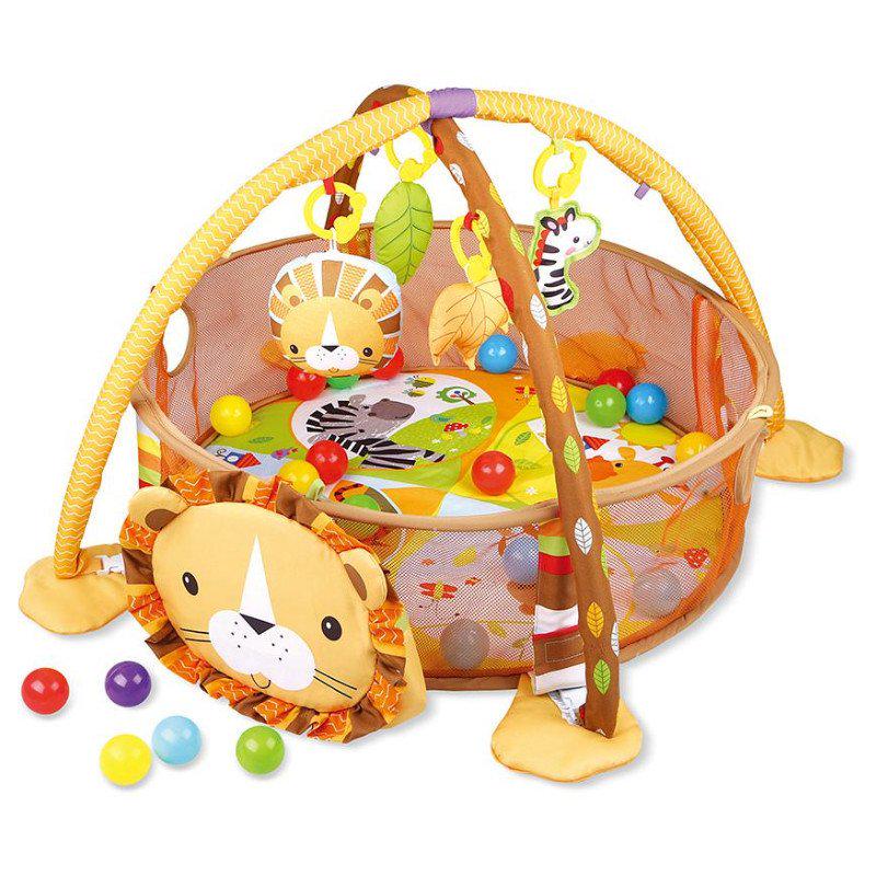 Развивающий коврик ULY Toys Лев с бортиками